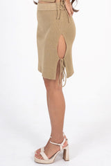 Pacific Knit Skirt Sand