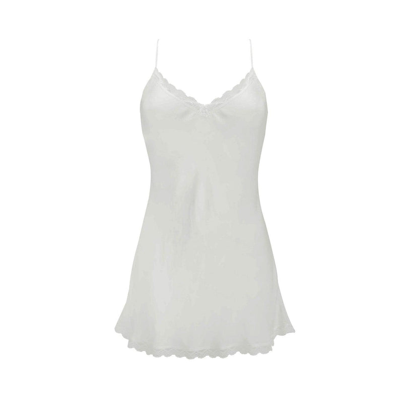 100% Pure Silk Camisole Top in White