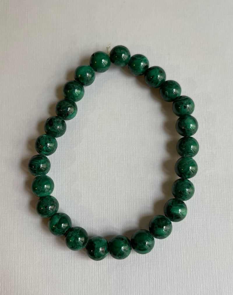 Bracelet Chakra Du Coeur en Malachite