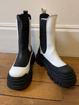 Boots Chelsea Yin & Yang en Cuir