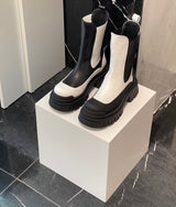 Boots Chelsea Yin & Yang en Cuir