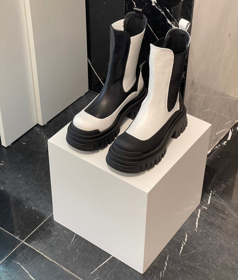 Boots Chelsea Yin & Yang en Cuir