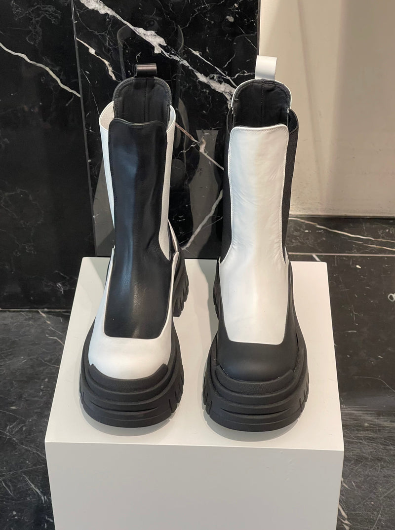 Boots Chelsea Yin & Yang en Cuir