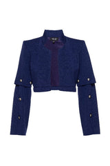 Ryla Electric Blue Knit Jacket