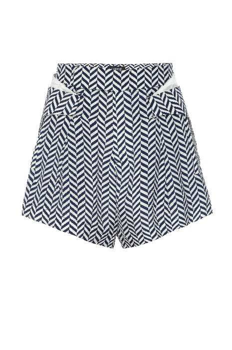 Adros Silk Chevron Short