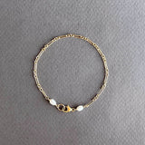 Lily Chain Bracelet Gold