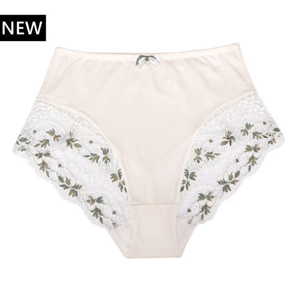 Nova - High Waisted Silk & Organic Cotton Full Brief