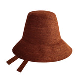 MEG Jute Straw Hat in Burnt Sienna