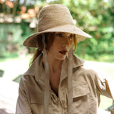 MEG Jute Straw Hat in Light Beige