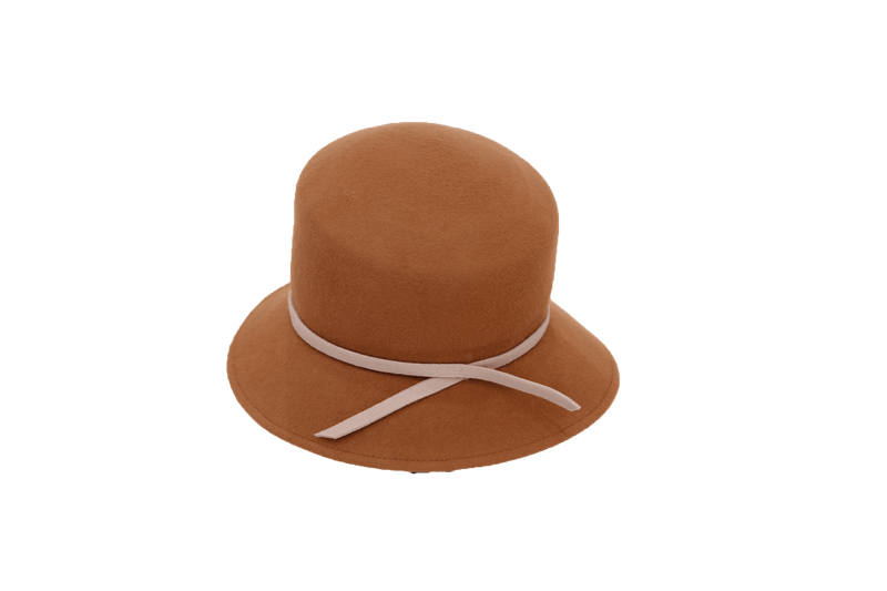 Cloche Brown Hat