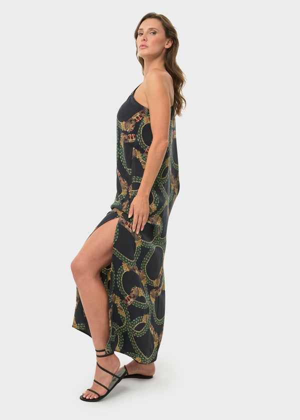 Dion Mystique One Shoulder Maxi Dress