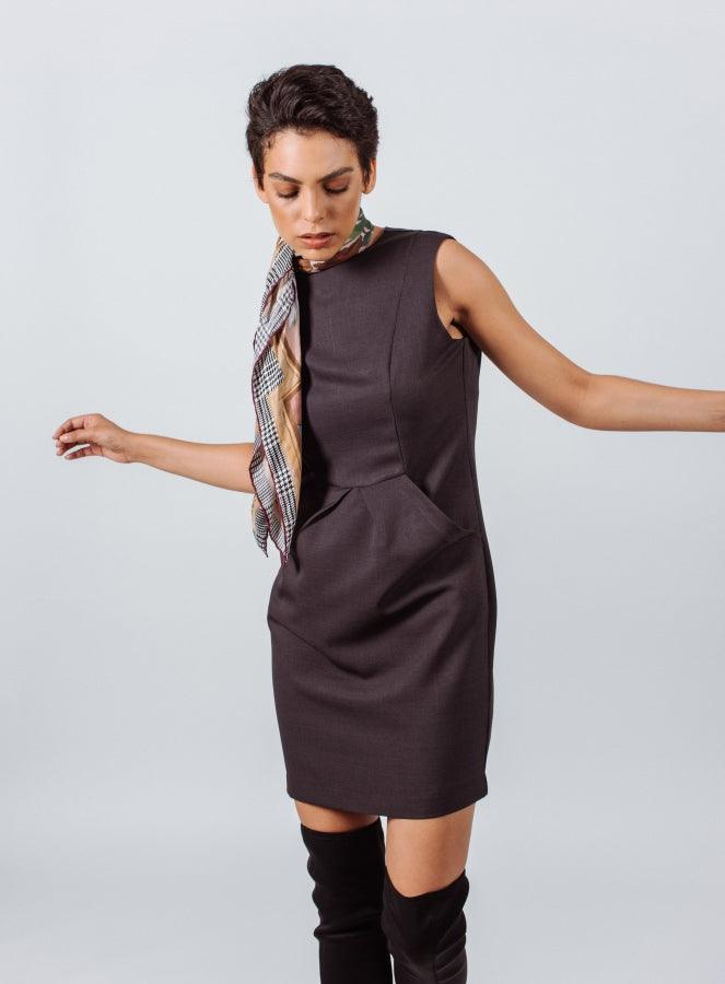 Luxe Wool Mini Dress