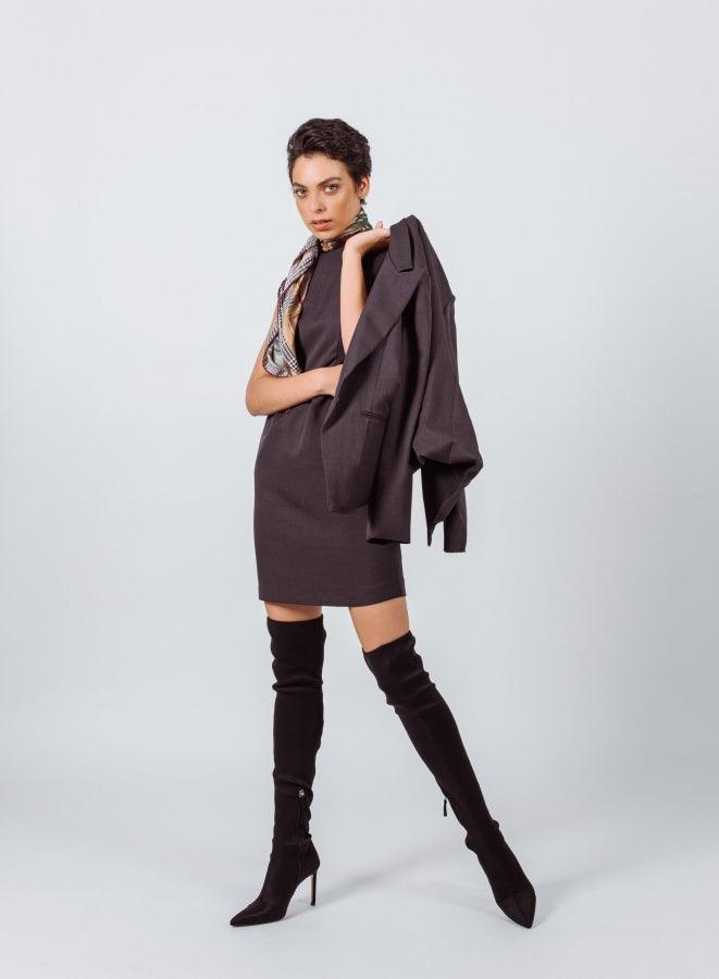 Luxe Wool Mini Dress