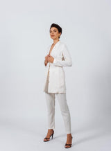 White Tailoring Slim Pants