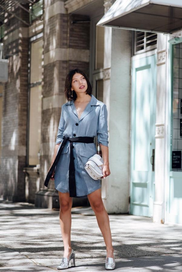 Cielo Blue Blazer Dress