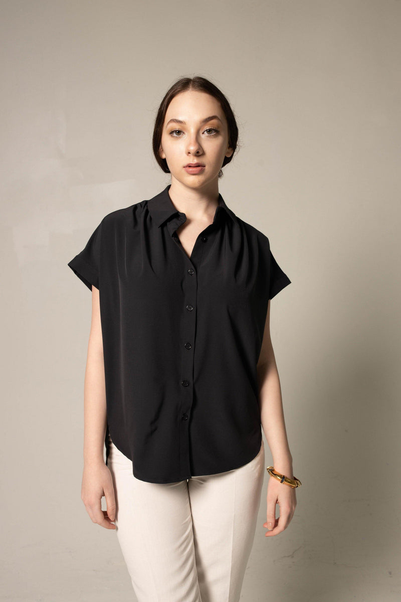 Classic Black Blouse