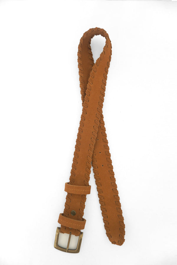 Pheonix Braided Belt in Caramel