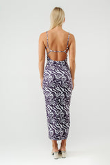 Pacific Dress Plum Psychedelic