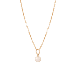 Paloma Pearl Necklace Gold