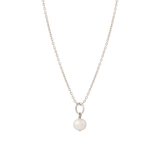 Paloma Pearl Necklace Silver