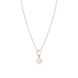 Paloma Pearl Necklace Silver