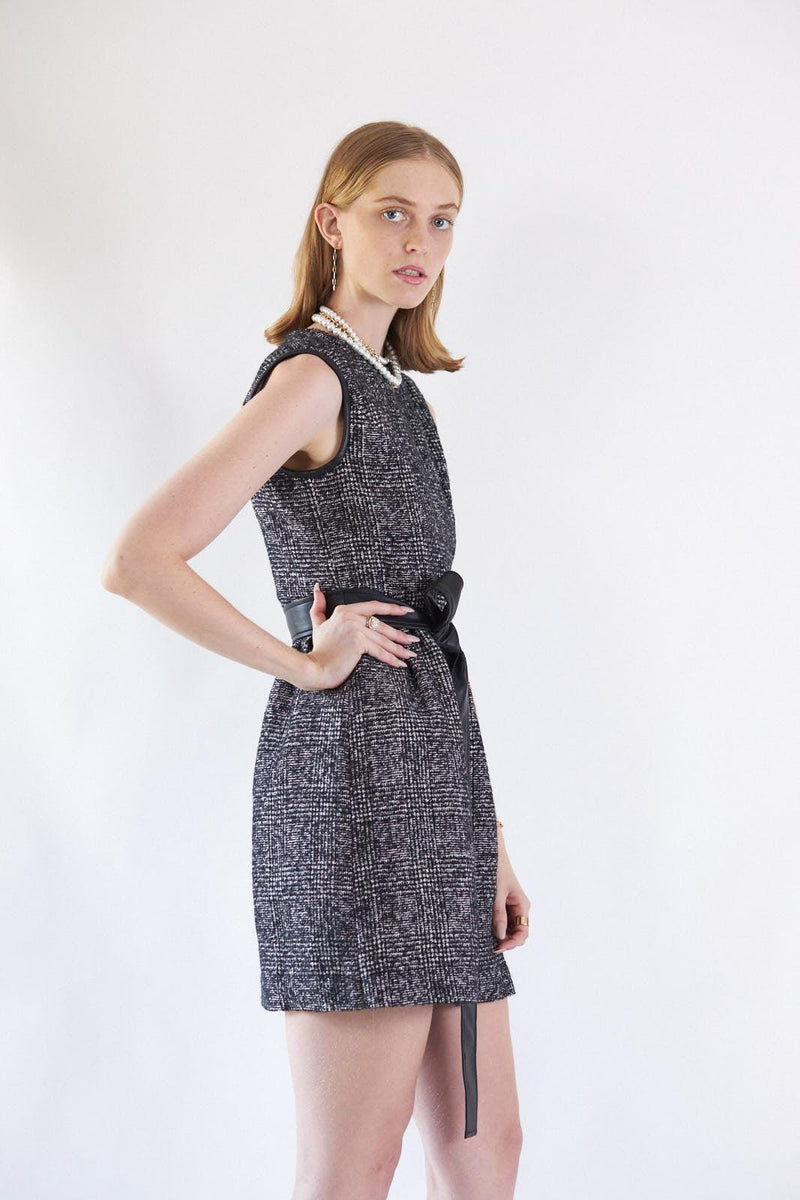 Ebony Mini Tweed Dress