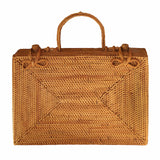 RAHAYU Atta Rattan Bag in Mocca Brown