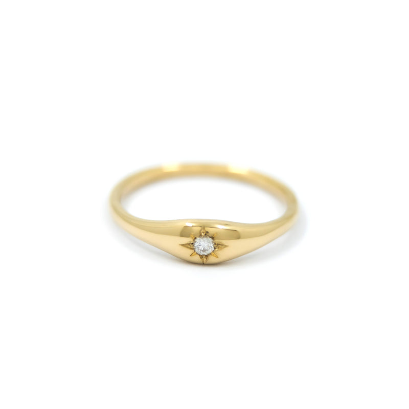 Dome Ring - 14K Yellow Gold