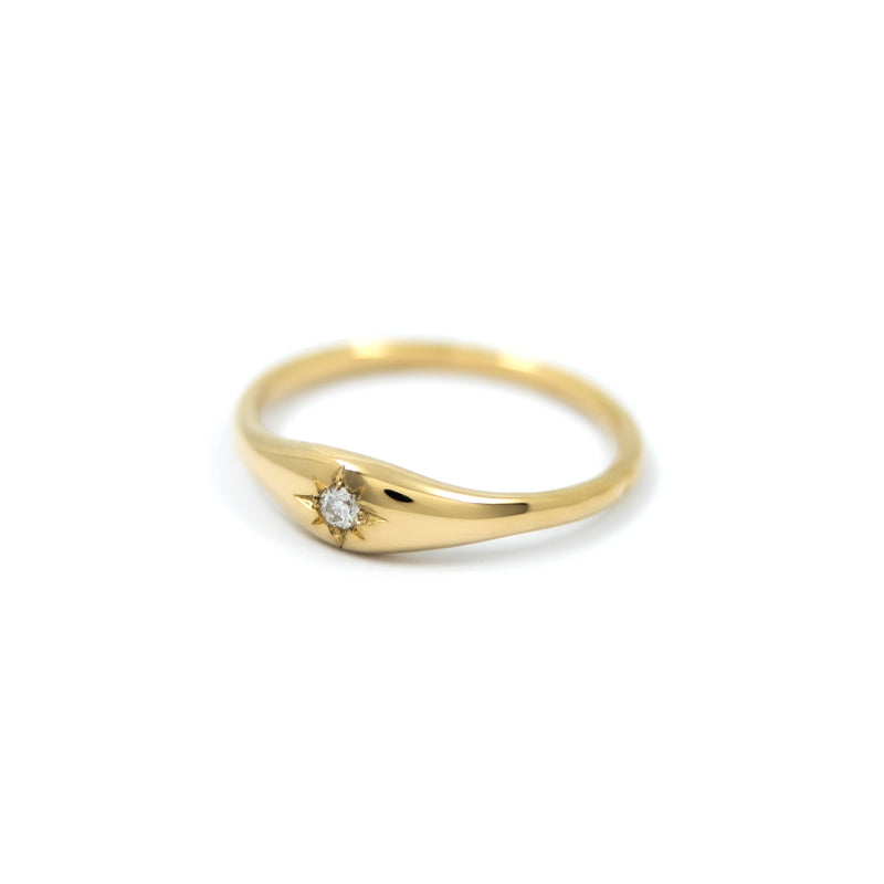 Dome Ring - 14K Yellow Gold