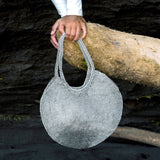 Sol Wire Tote Bag In Silver