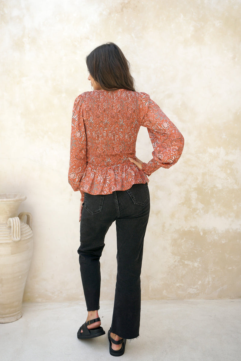 Stella Top in Sedona Paisley