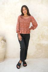 Stella Top in Sedona Paisley