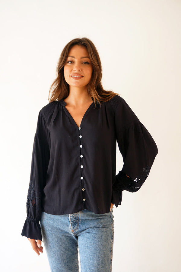 Stevie Blouse In Black