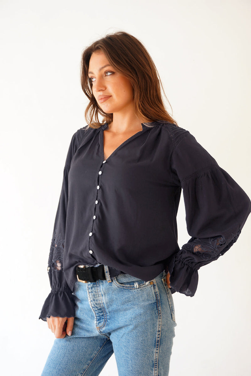 Stevie Blouse In Black