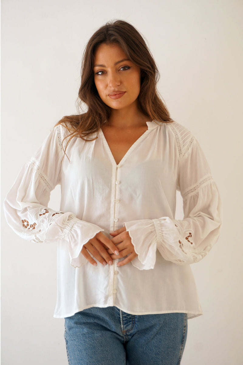 Stevie Blouse In Off White