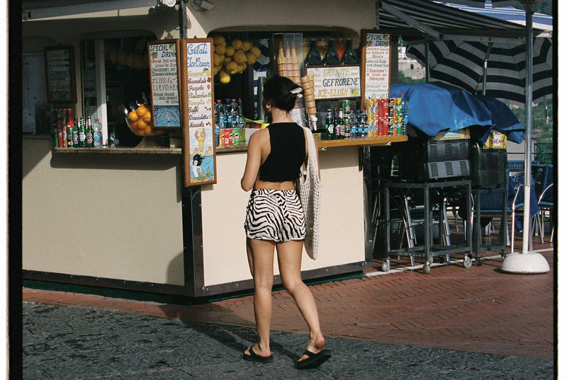 Zuri Shorts Tiger Print