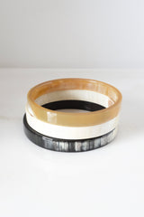 Tron Buffalo Horn Minimalist Bangle Bracelet (1pc)