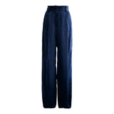 Remi Navy Wide-Leg Pants