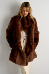 Chelsea Slouch Shearling Coat Noccialo Shearling