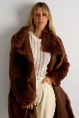 Chelsea Slouch Shearling Coat Noccialo Shearling