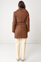 Chelsea Slouch Shearling Coat Noccialo Shearling