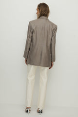 Broome Blazer Moonlight Grey Leather