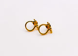 Golden Horseshoe Mini Earrings