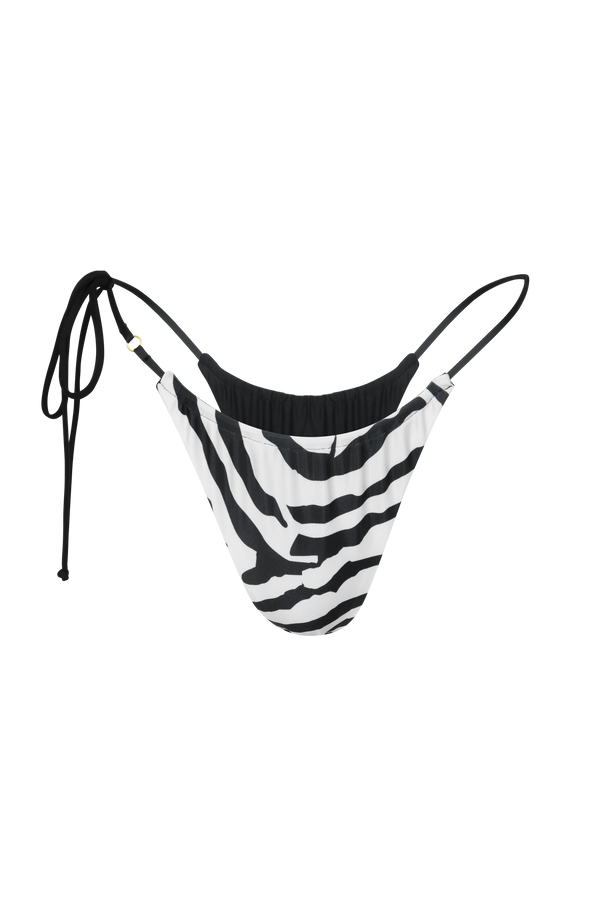 Xena Triangle Bottom Reversible Tiger Print