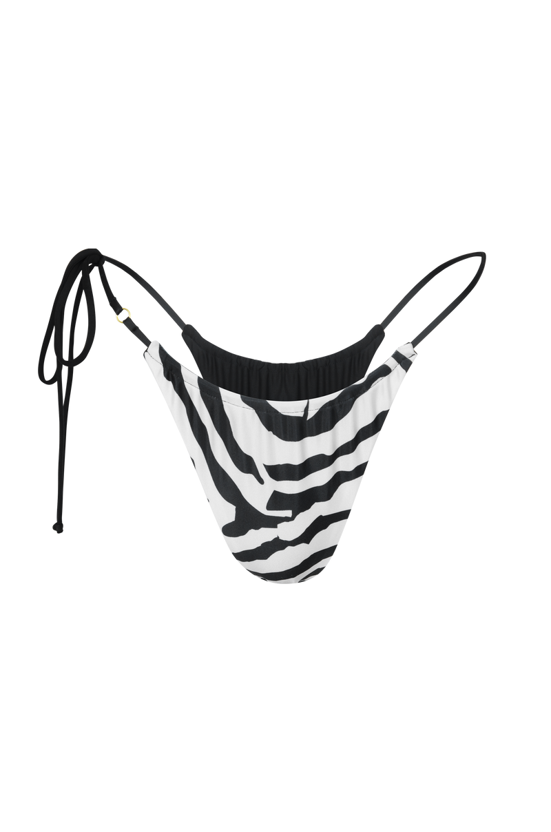 Xena Triangle Bottom Reversible Tiger Print