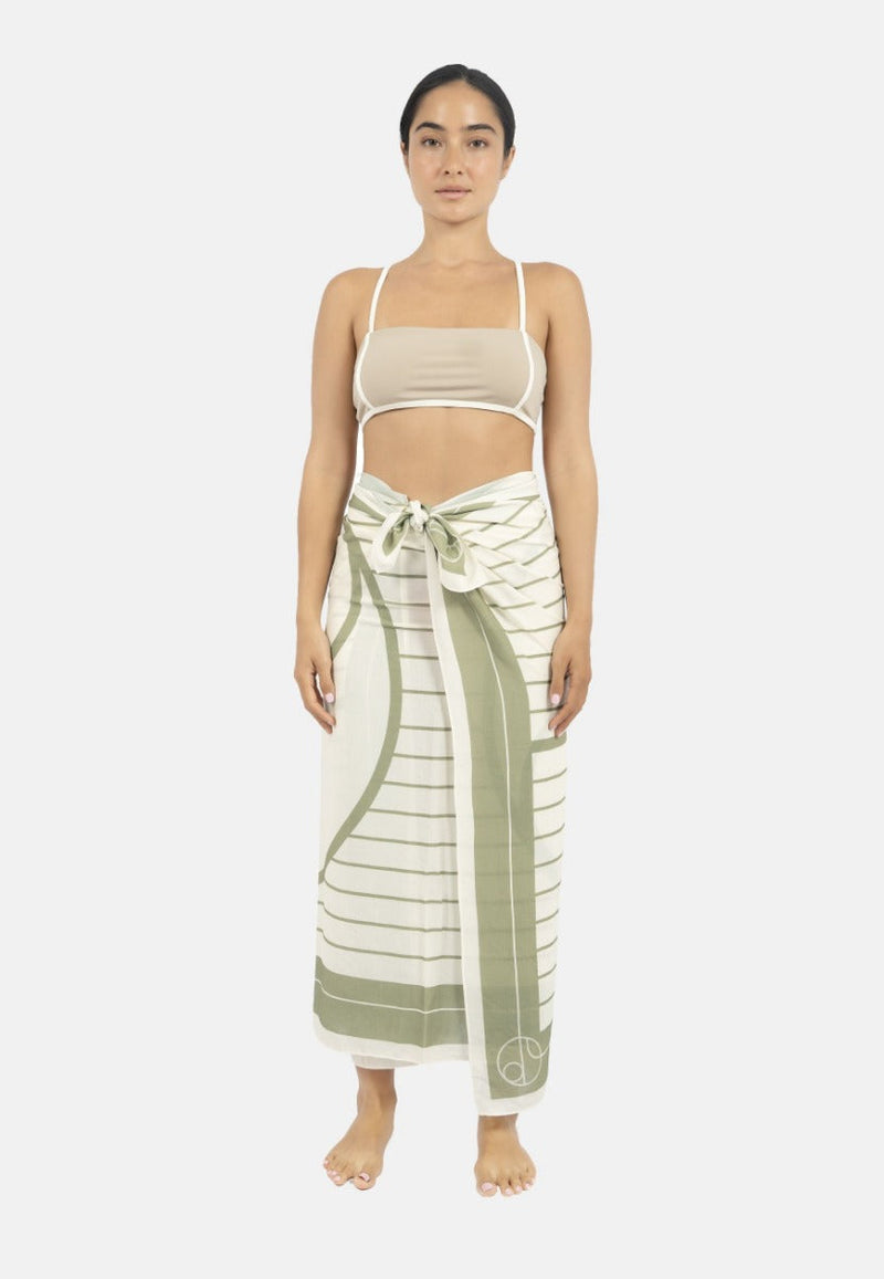 Antibes Beach Sarong SAGE