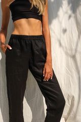 Cora Linen Pants Midnight