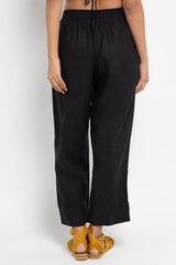 Cora Linen Pants Midnight