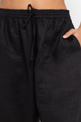 Cora Linen Pants Midnight