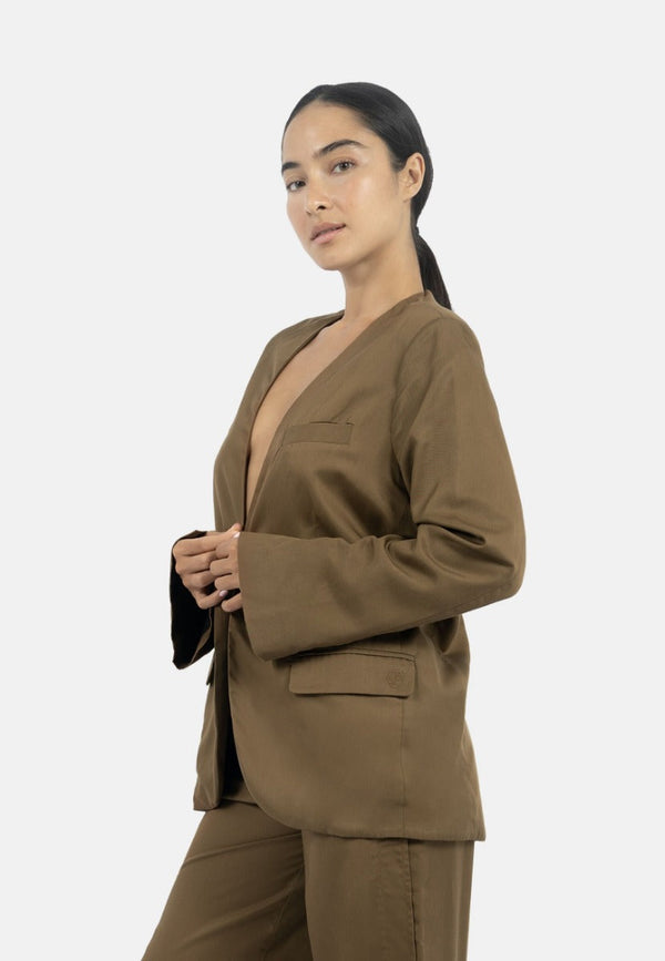 Auckland Blazer -Taupe